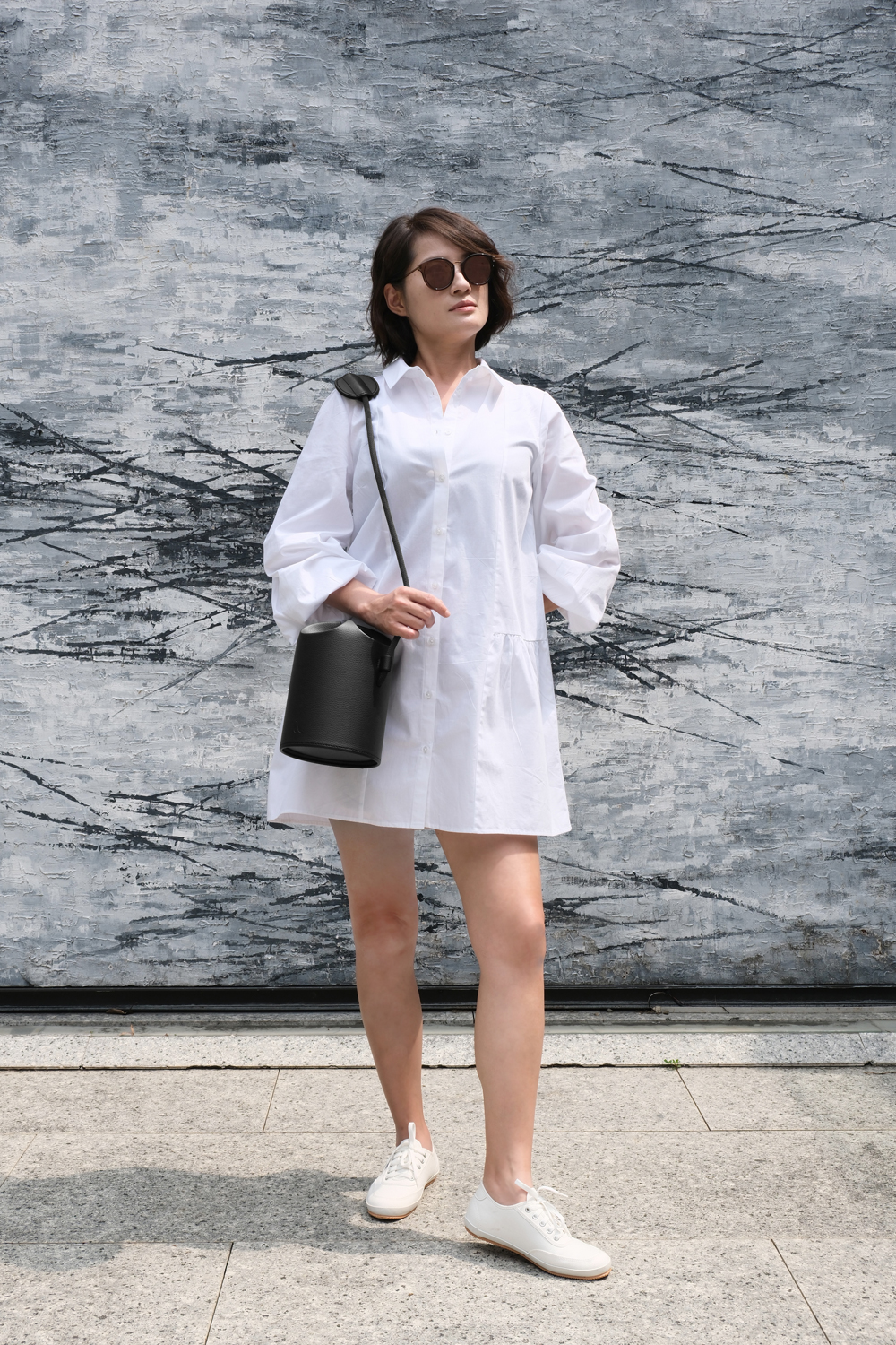 摺紙皮包，BLOSSOM，圓筒包，素食皮革，環保，輕量化，Origami，Origami Leather Bag